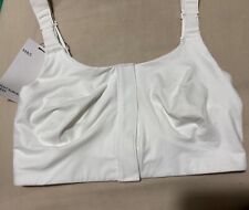 M&S NONWIRED SUMPTUOUSLY SOFT FRONT FASTENING POST SURGERY Bra  IN WHITE Sz 32D
