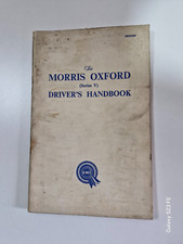 Morris Oxford Owners Manual