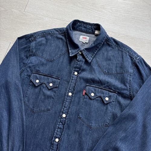 Levis denim shirt mens - denim,