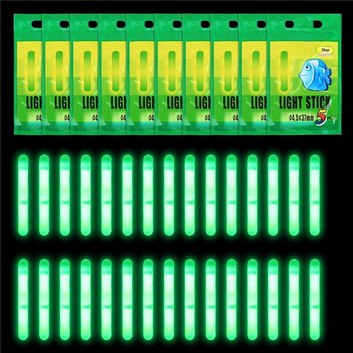 Fishing glow sticks 100 pcs - glow, 50/100