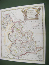 100% Antique map of Lancashire