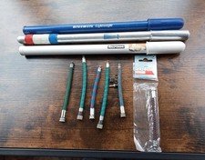 3 X Vintage Bicycle Pumps, Bluemels, AFA, Halfords - Working