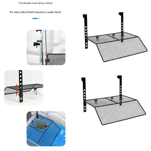 Habitat basking shelf with dry