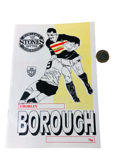 Rugby programme chorley - rugby,