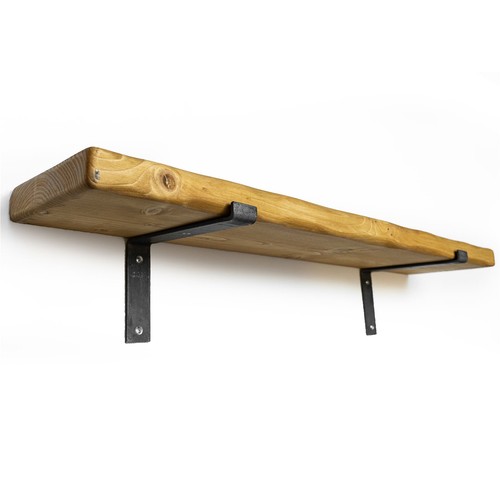 Wooden floating scaffold shelf - floating,