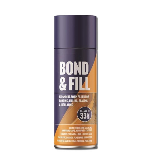 Expanding foam bond and - pu,