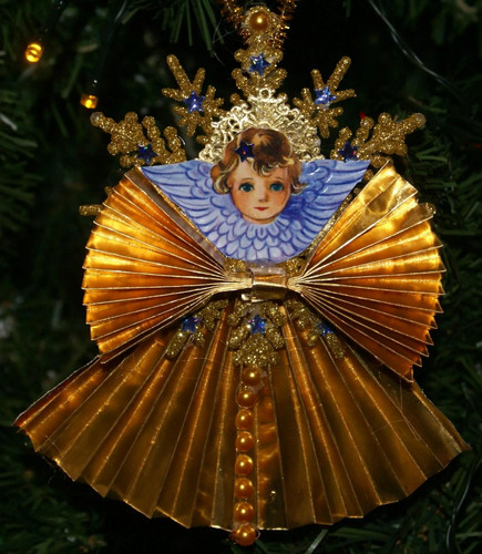 Victorian blue angel scrap - victorian,