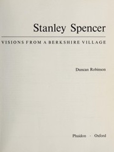 Stanley spencer visions - visions, from