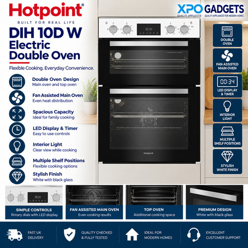 Hotpoint dih 10d built - w, built-in
