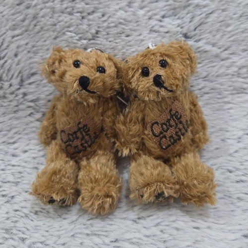 Cute mini teddy bear keyring - teddy,