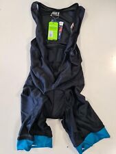 Madison Sportive Padded Men's Cycling Bib Shorts, Riding, Biking, Black / Blue.