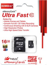 16gb microsd memory card - 16gb, for