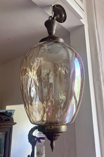 Huge vintage glass swag - huge,