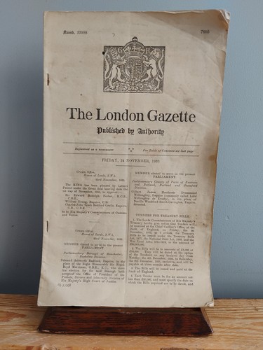 Original london gazette whole - london,