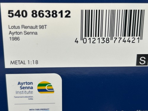 Minichamps 540 863812 ayrton - ,