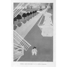 A DUTCH LANDSCAPE Windmill