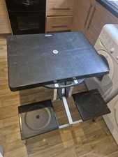 ANDES AN223 Plastic Folding Camping/picnic Outdoor Table & Chair Set