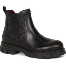 Rieker Womens Ladies Black Chelsea Ankle Boots Size 4-8