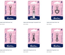 Hemline zipper pulls 6 - zipper, –