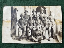 1925 Kings Royal Rifle Corps In India Group Photo Postcard.