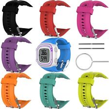 Silicone Replacement Watch Band Strap for Garmin Forerunner 10/15 GPS Watch AEU