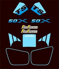 Suzuki ts50x 1987 decal kit - ts50x,