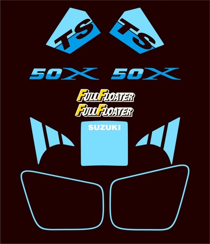 Suzuki ts50x 1987 decal - ts50x,