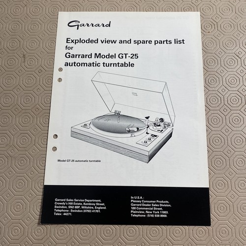 Original garrard model 25 - original,
