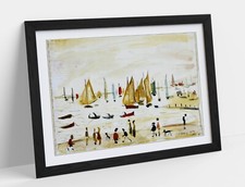 LS LOWRY, YACHTS- FRAMED WALL