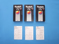 3 x Blank Scotch EG E120, E180