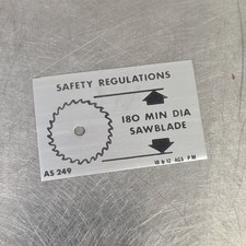Wadkin Safety Regulations