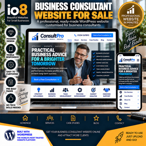 Business consultant website - business,