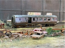 OO gauge coach: Abandoned LMS