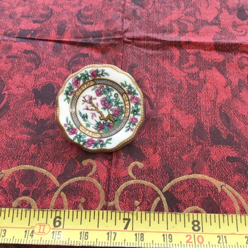 Coalport china brooch - coalport,