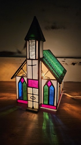 Vintage church tiffany - tiffany, style