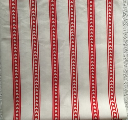 Heart stripe red cath kidston - stripe,