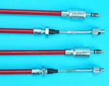 2 x STAINLESS STEEL 1230mm Trailer Brake Cables for Knott Indespension Bateson