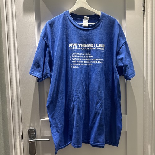 Men blue bike shirt - men’s,