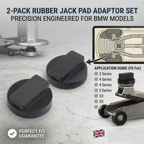 2pack rubber jack pad set - jack, for