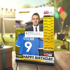 Ipswich Town Birthday Card - Personalised With Any Name & Age (0003)