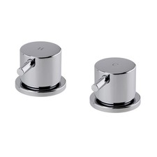 Bath Side Valve Taps Pair