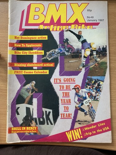 Vintage bmx action - vintage, bike