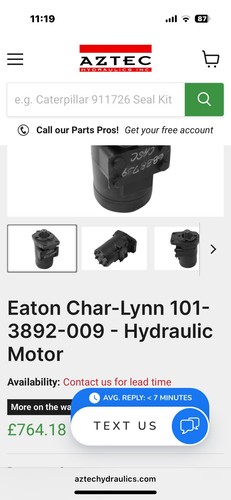 Hydraulic motor eaton - hydraulic,
