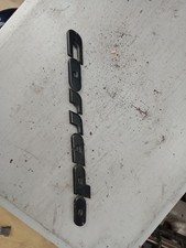 VW CORRADO REAR SCRIPT BADGE IN MATT BLACK GENUINE VR6 16V 8V G60 535853687