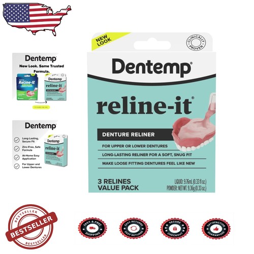 Pack denture reline it - 3-pack,