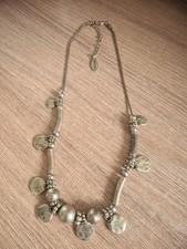 Silver Tone Vintage Coin Style