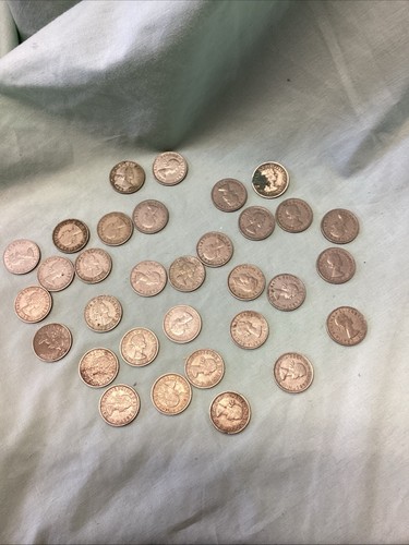 Sixpence bundle lot 32 - sixpence,
