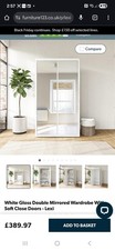 White Gloss Double Mirrored