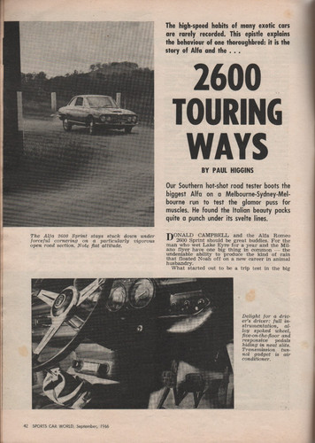 Alfa romeo 2600 - romeo,