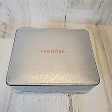 Pandora Silver Leather Zip